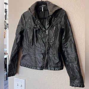 Free People Faux Leather Jacket